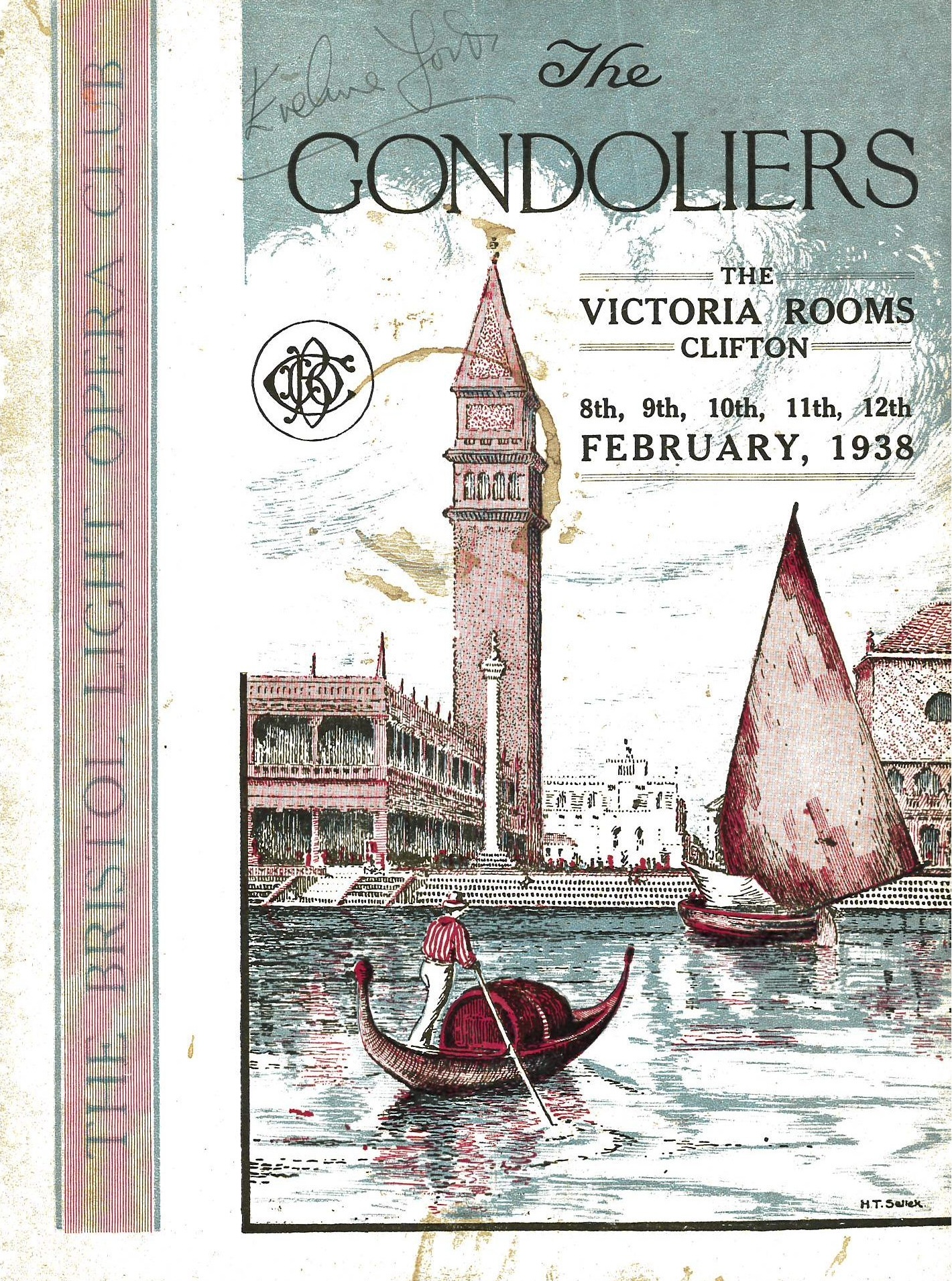 The Gondoliers (1938) programme cover