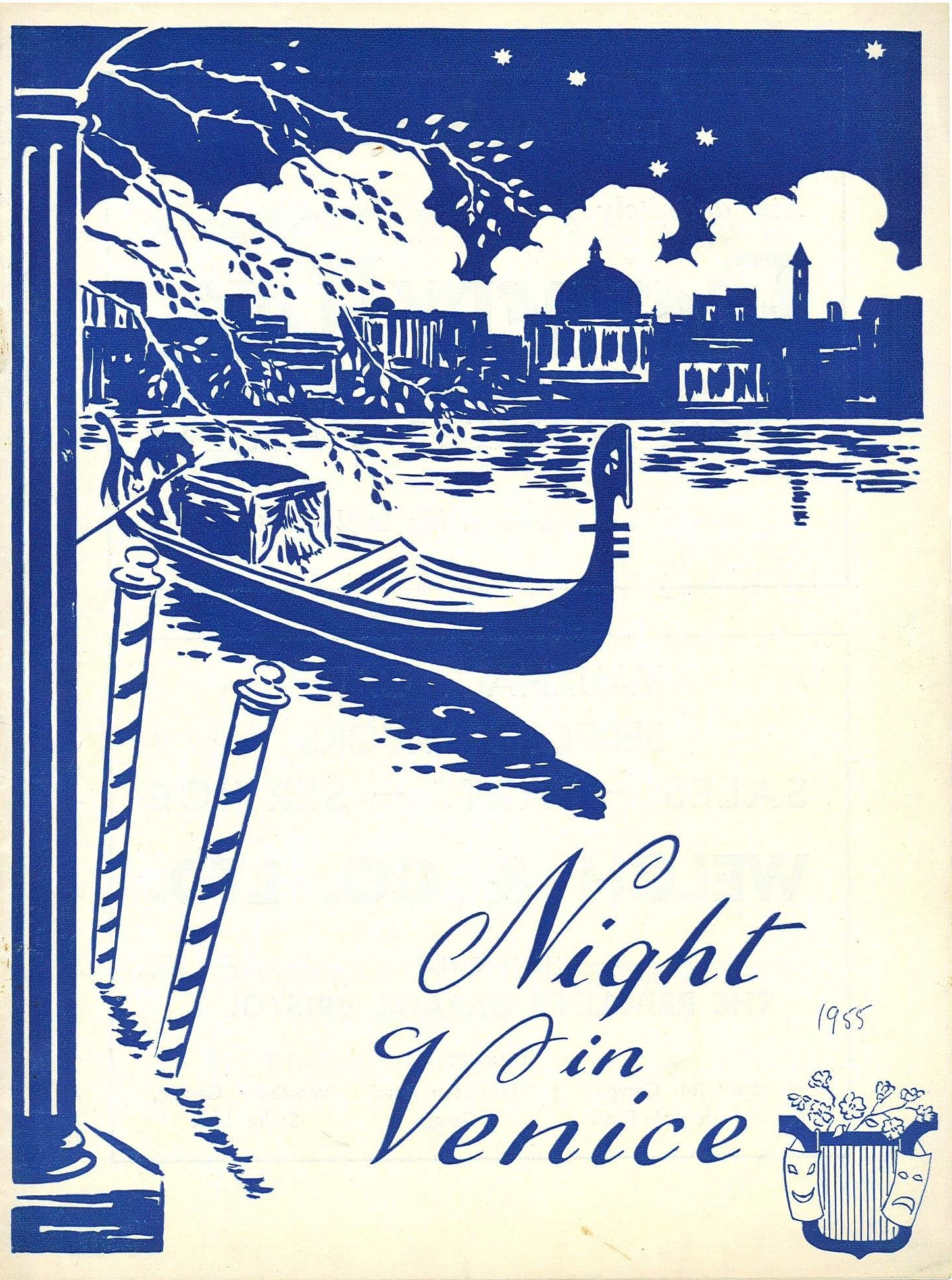 Night in Venice (1955) programme cover