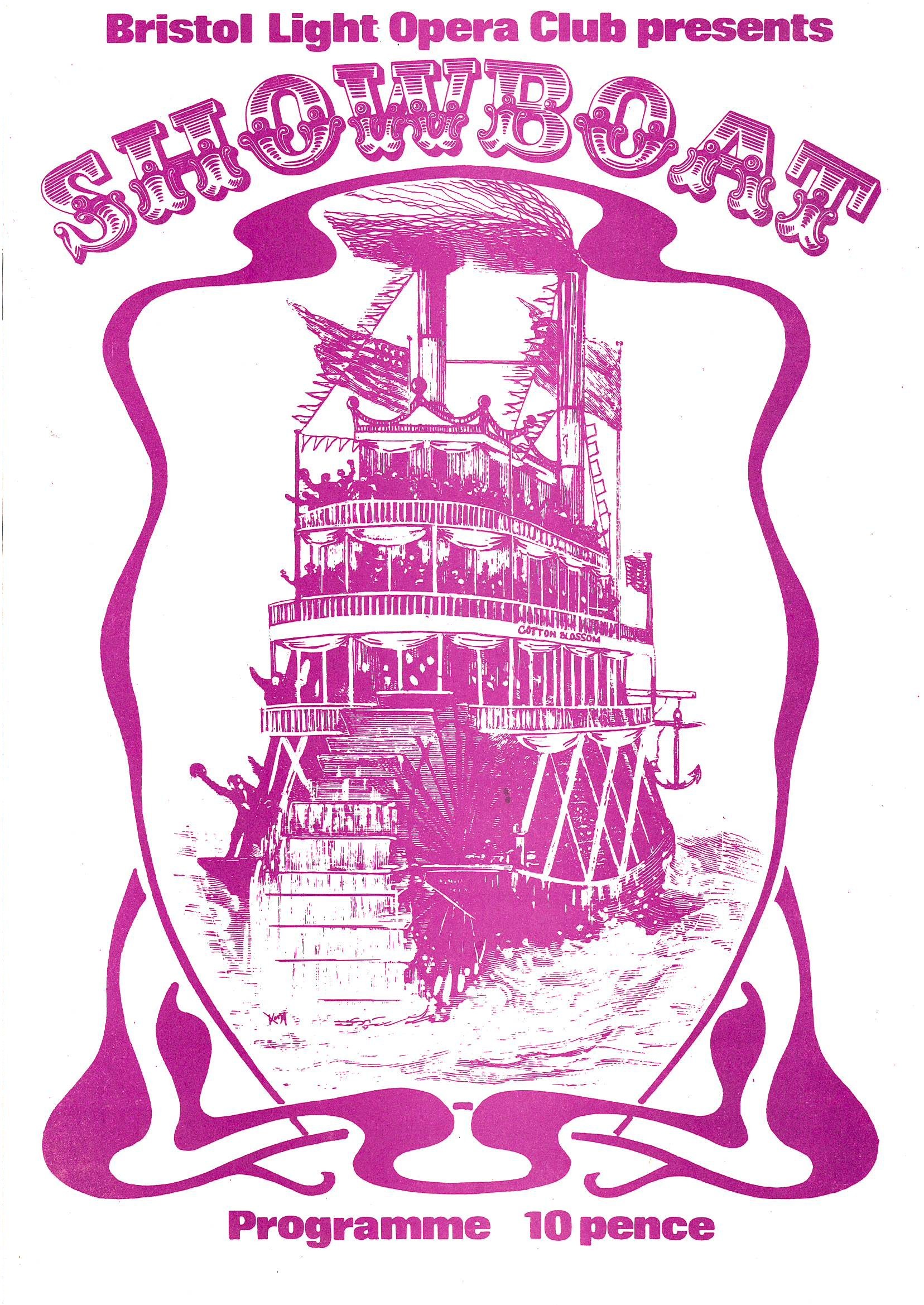 Showboat (1975) programme cover