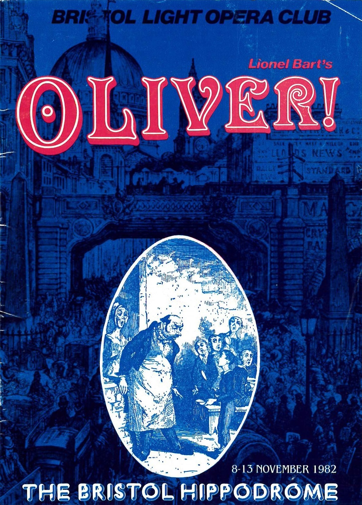 Oliver! (1982) programme cover