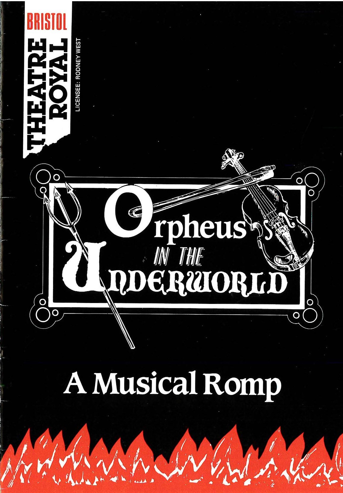 Orpheus in the Underworld (1988) programme cover