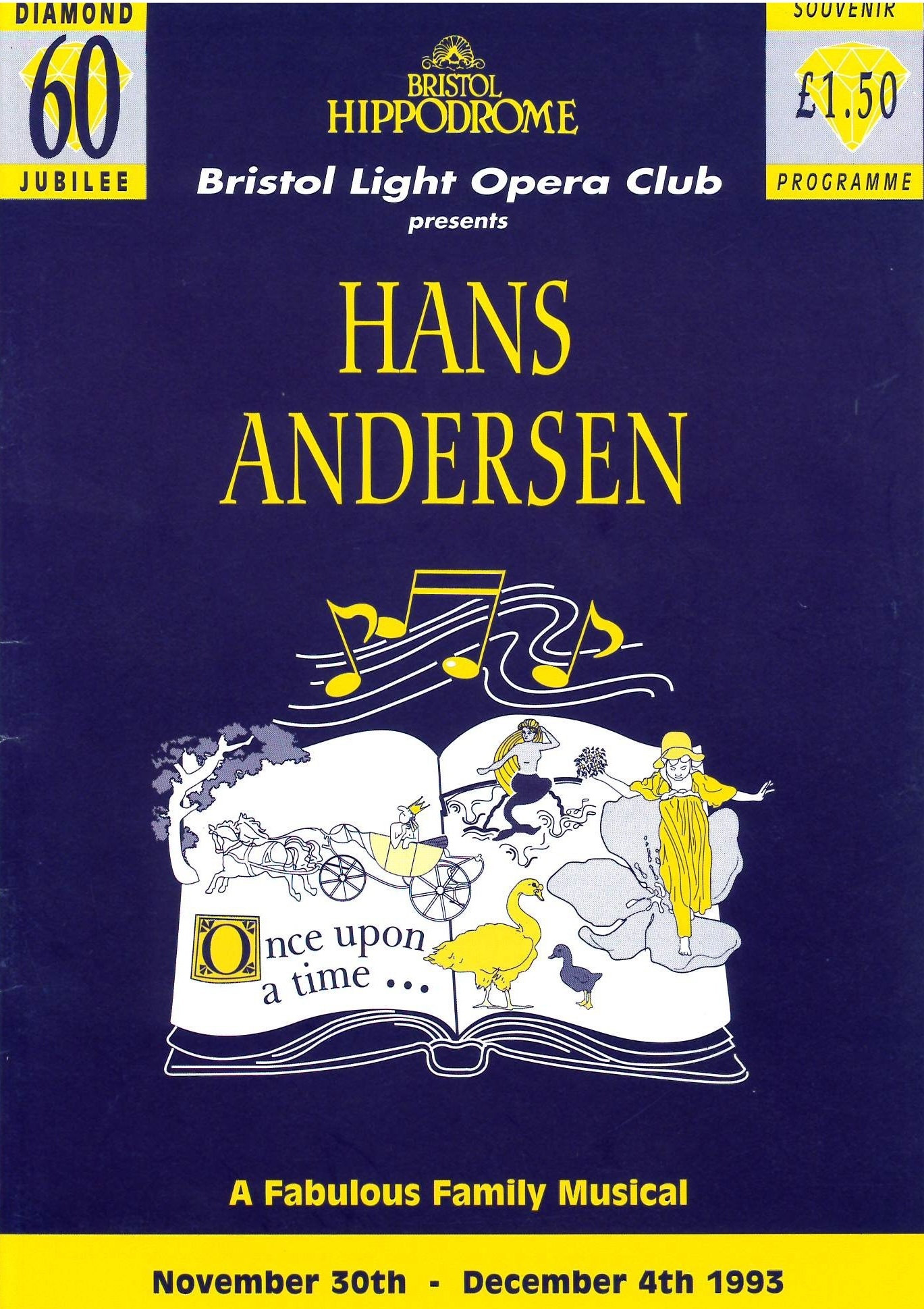 Hans Andersen (1993) programme cover