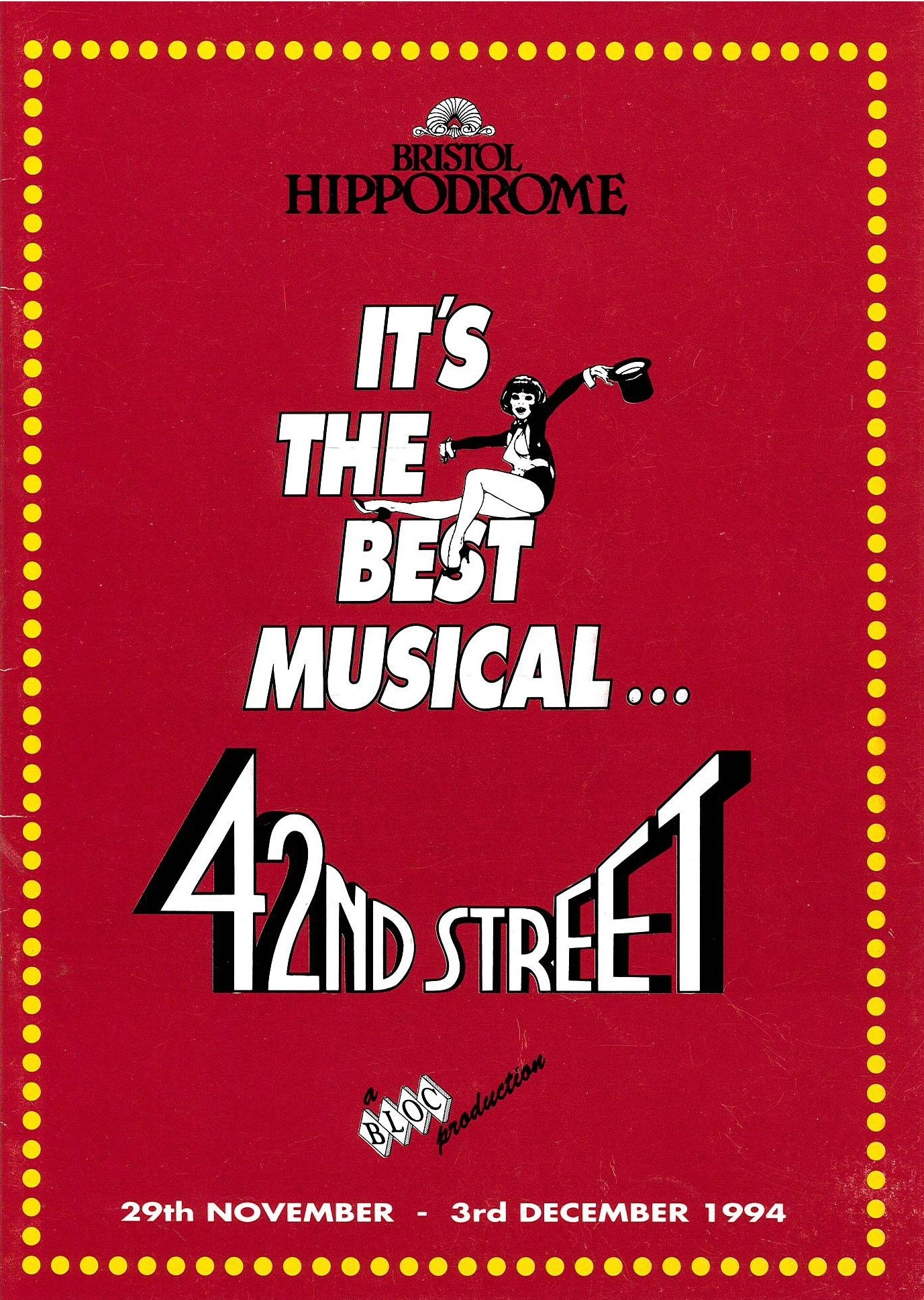 42nd Street (1994) programme cover