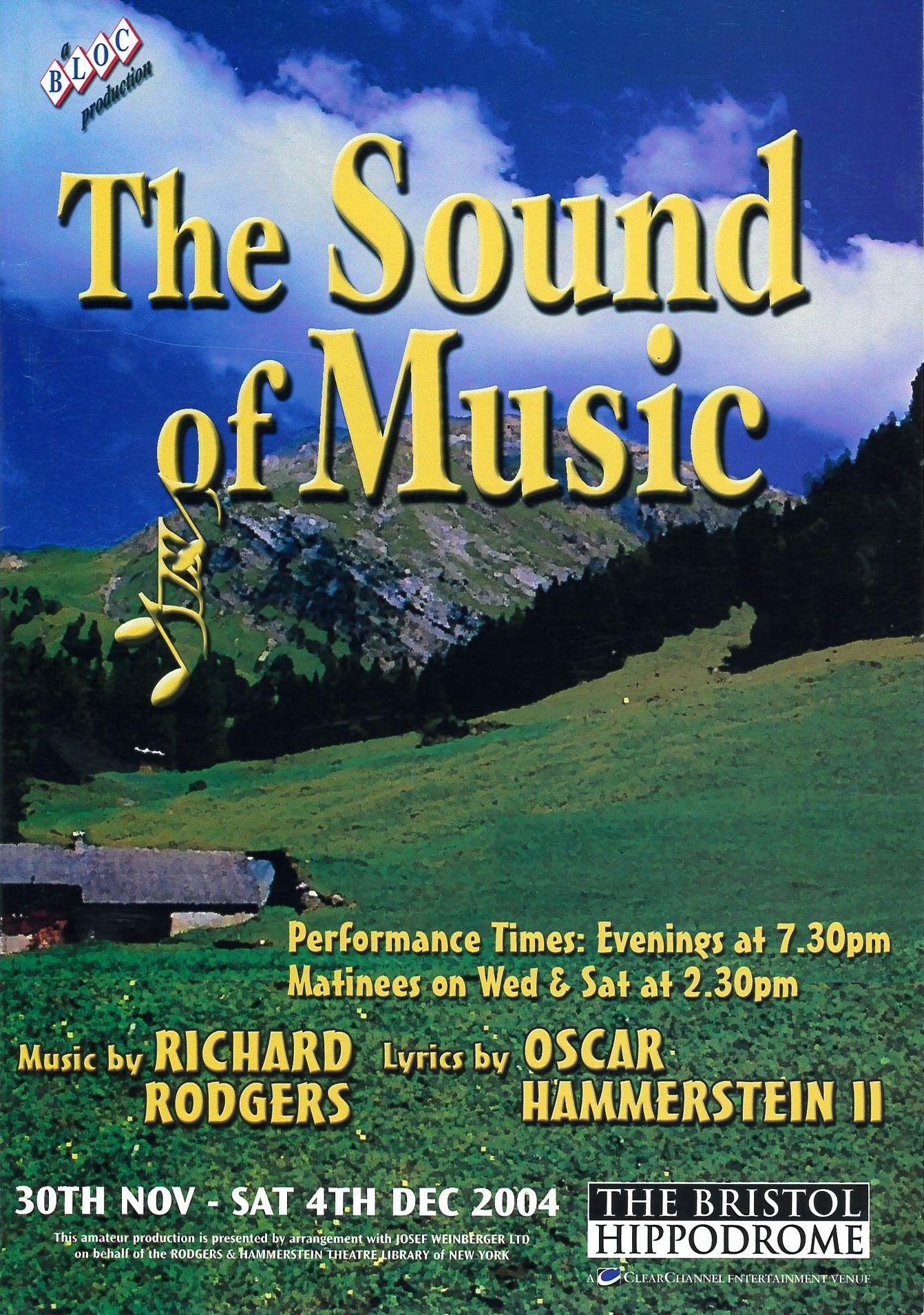 The Sound of Music (2004) programme cover